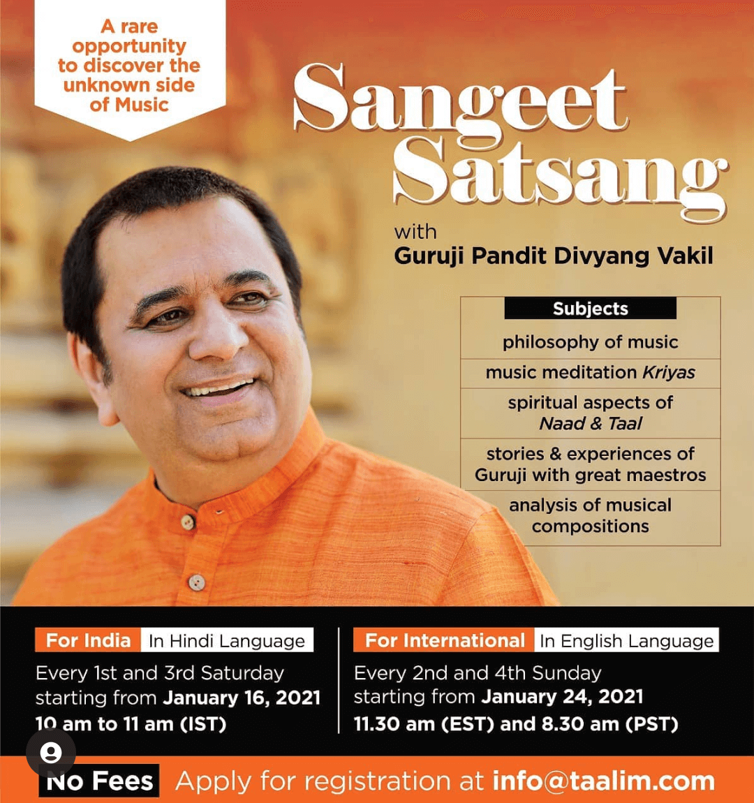 sangeet satsang poster